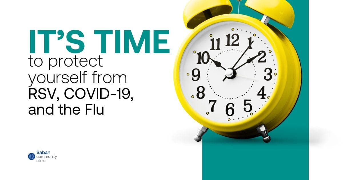 It's time to protect yourself from RSV, COVID-19, and the Flu